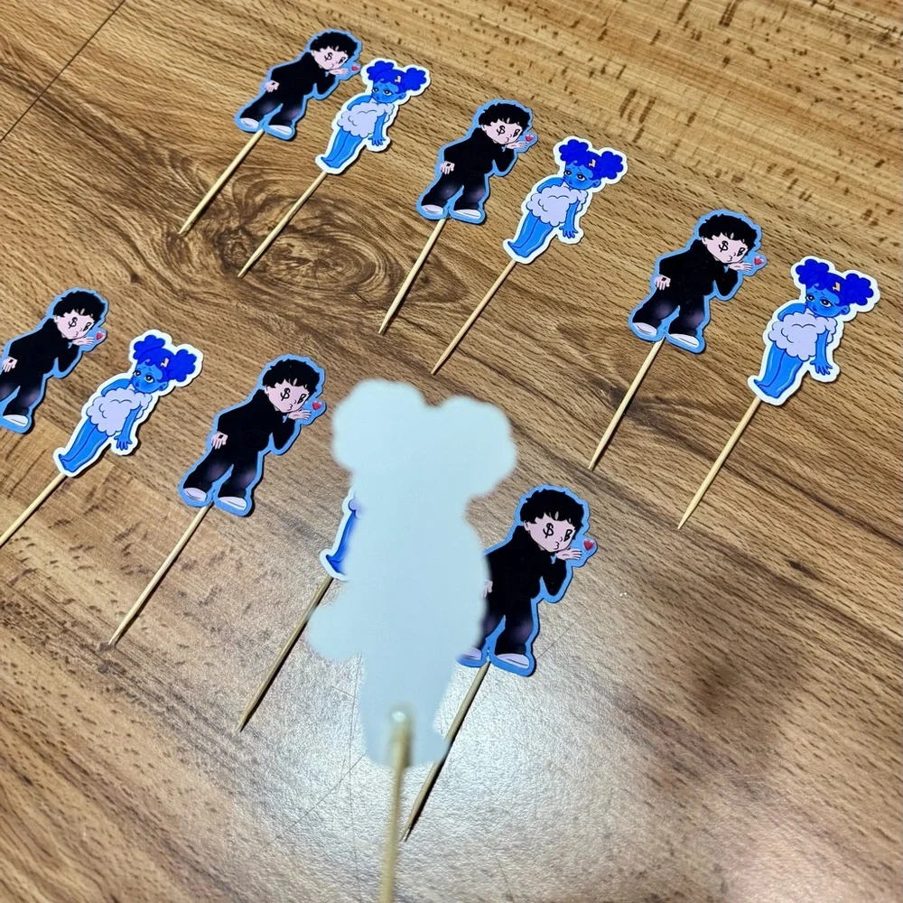 Junior h sad boyz themed Cupcake Toppers
